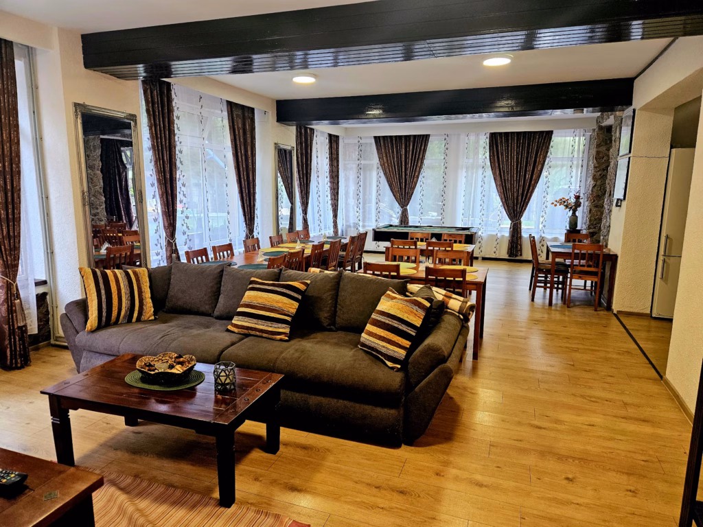 Main room with the couch